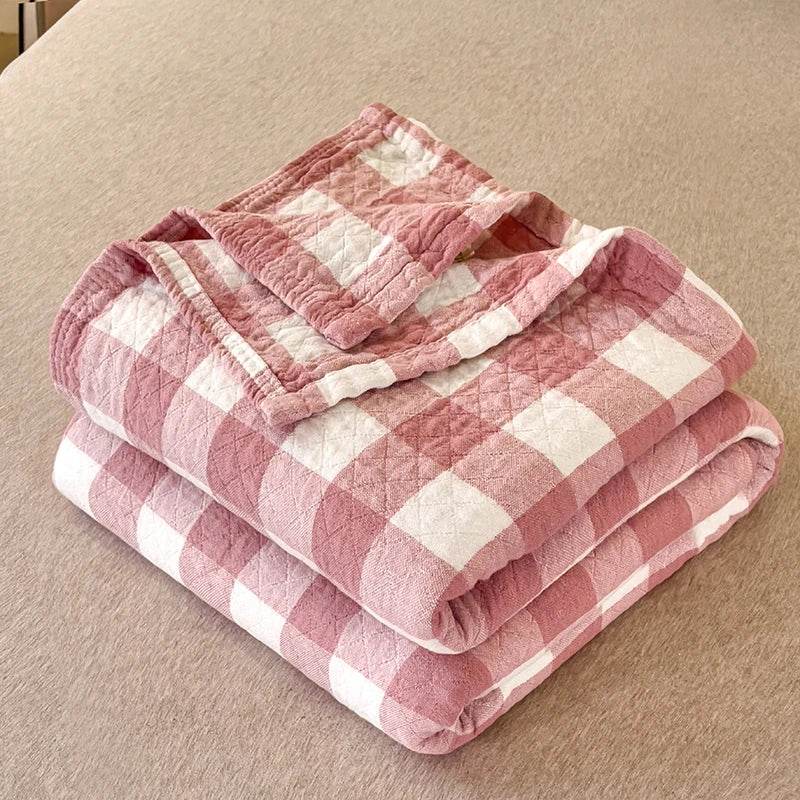 Japanese Style Breathable Cotton Gauze Blanket - Sleep Galleria