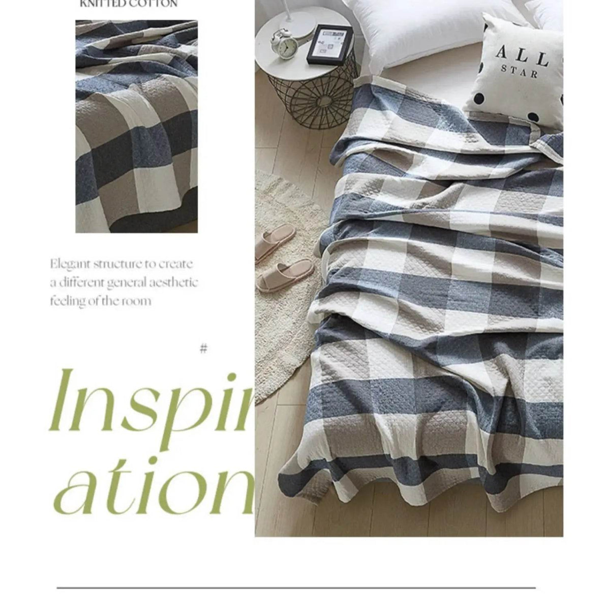 Japanese Style Breathable Cotton Gauze Blanket - Sleep Galleria