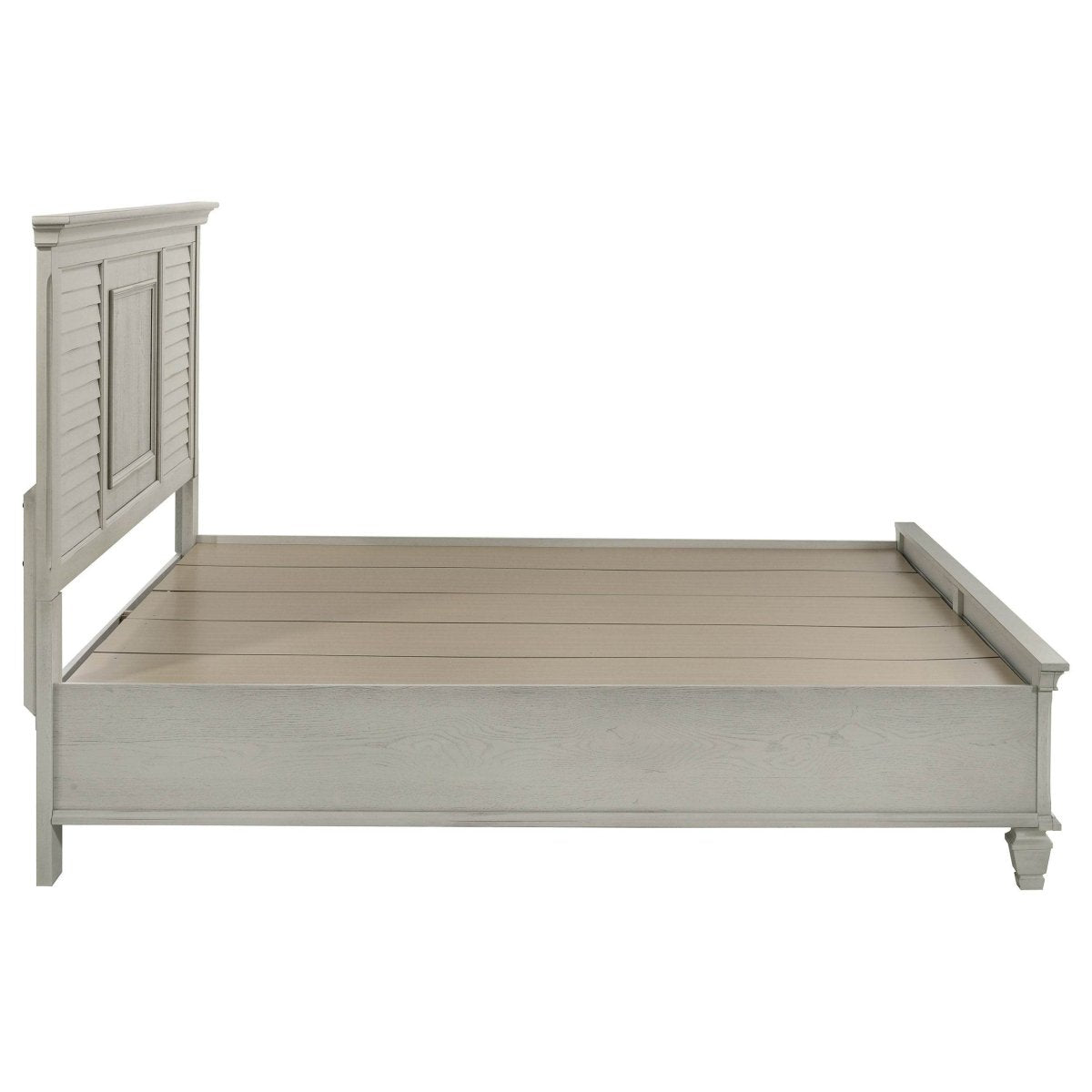King Farmhouse Panel Wood Storage Bed Frame - Restanew - Omega Lifestyles