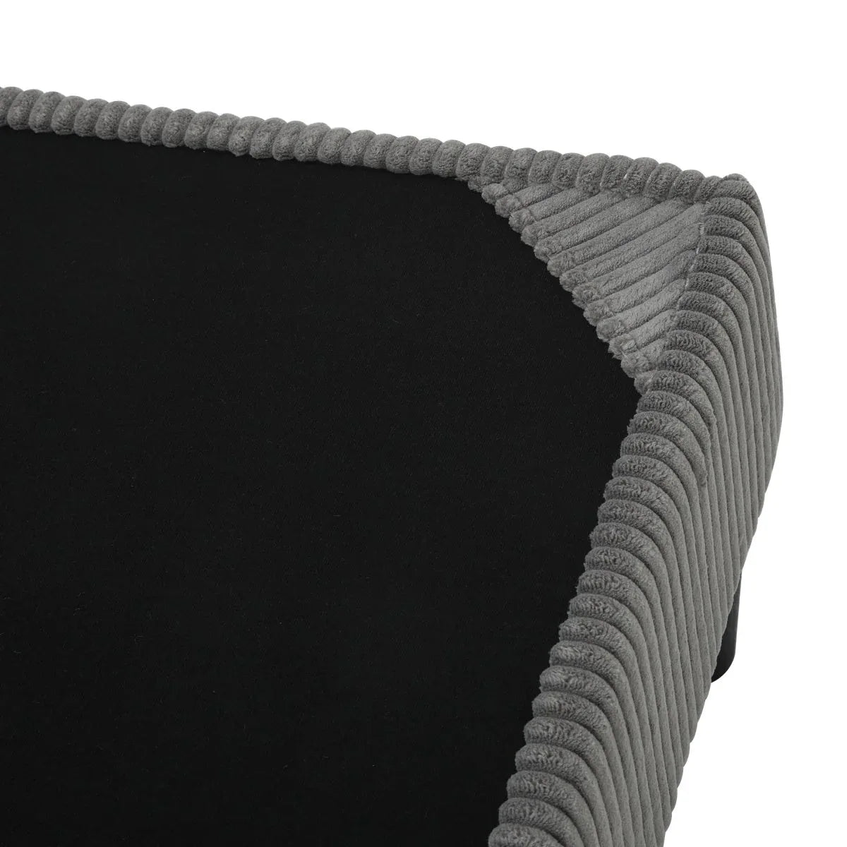 Light Grey Upholstered 3-Seat Sofa With Storage Ottoman - Omega Lifestyles