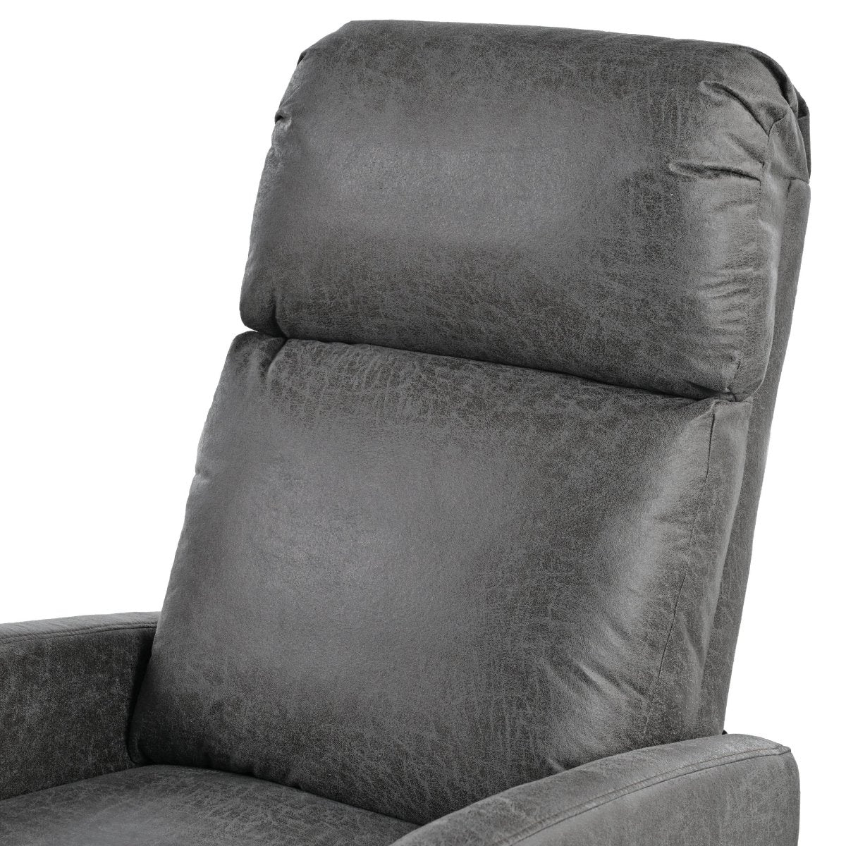 Manual Recliner Chair Microfiber Upholstered Adjustable Backrest - Restanew - Omega Lifestyles