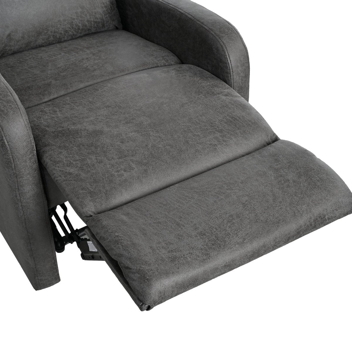 Manual Recliner Chair Microfiber Upholstered Adjustable Backrest - Restanew - Omega Lifestyles