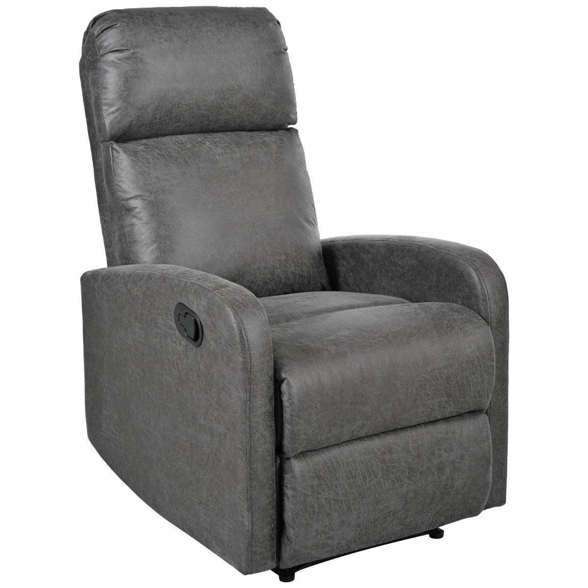 Manual Recliner Chair Microfiber Upholstered Adjustable Backrest - Restanew - Omega Lifestyles