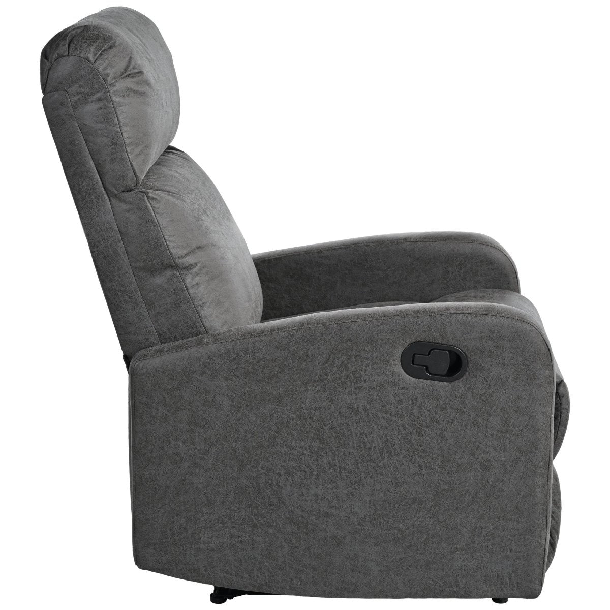 Manual Recliner Chair Microfiber Upholstered Adjustable Backrest - Restanew - Omega Lifestyles