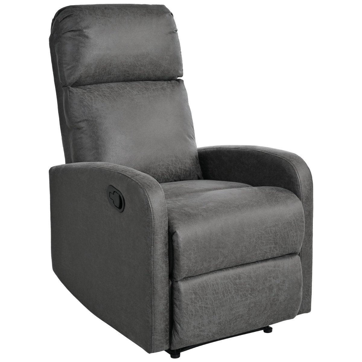 Manual Recliner Chair Microfiber Upholstered Adjustable Backrest - Restanew - Omega Lifestyles