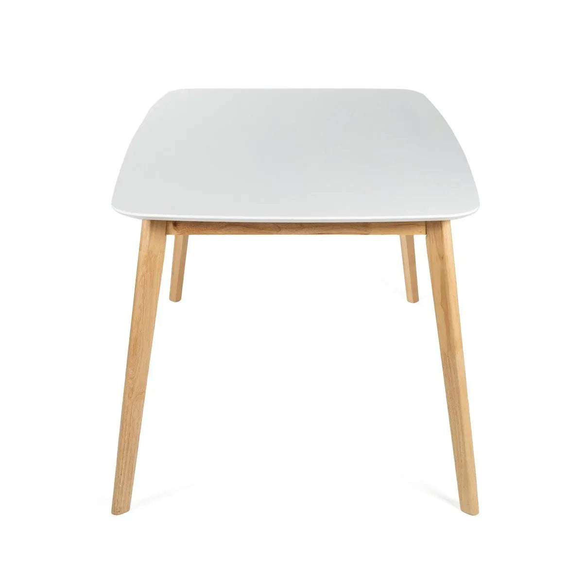 Mid-Century Modern Solid Rubberwood Dining Set - Omega Lifestyles