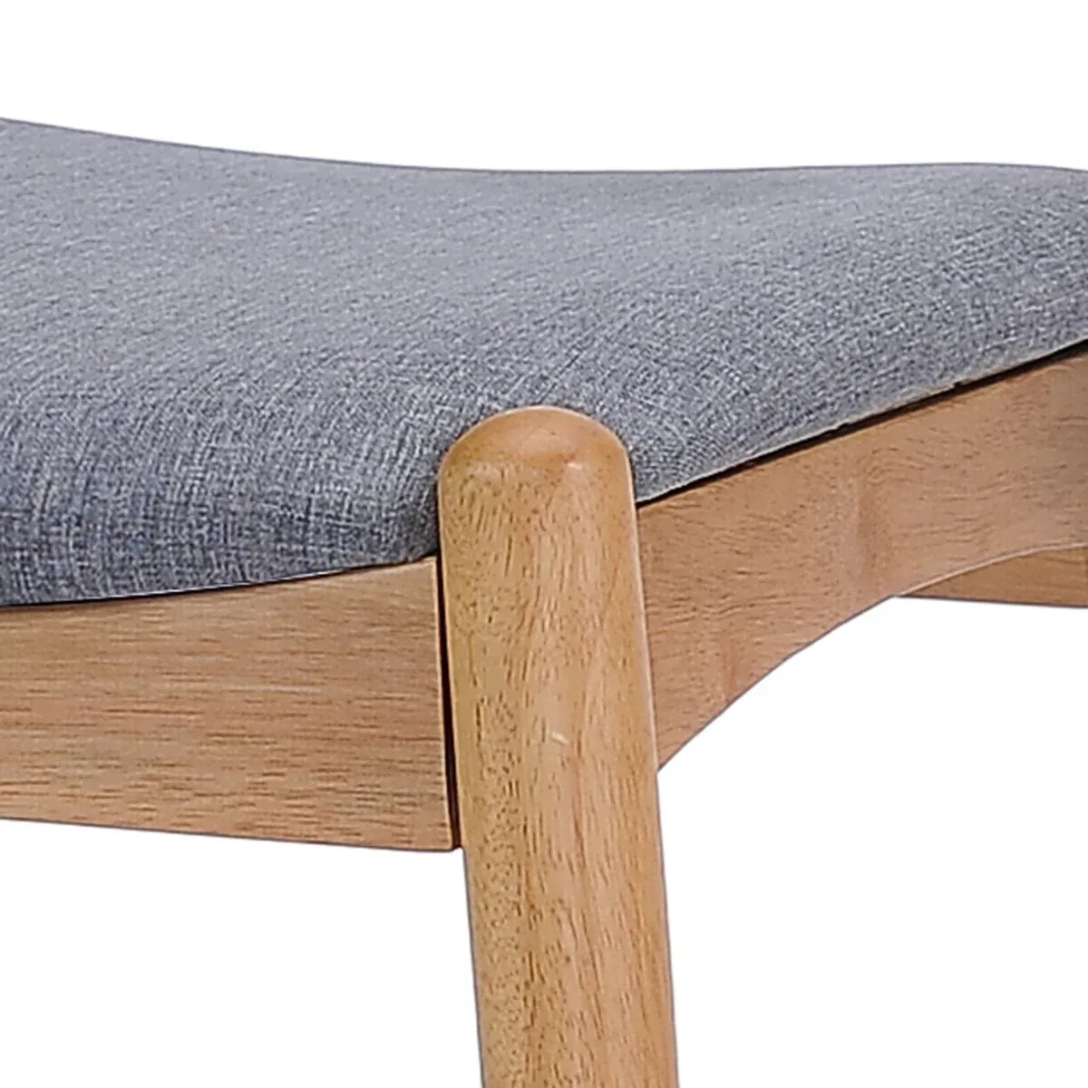 Mid-Century Modern Solid Rubberwood Dining Set - Omega Lifestyles