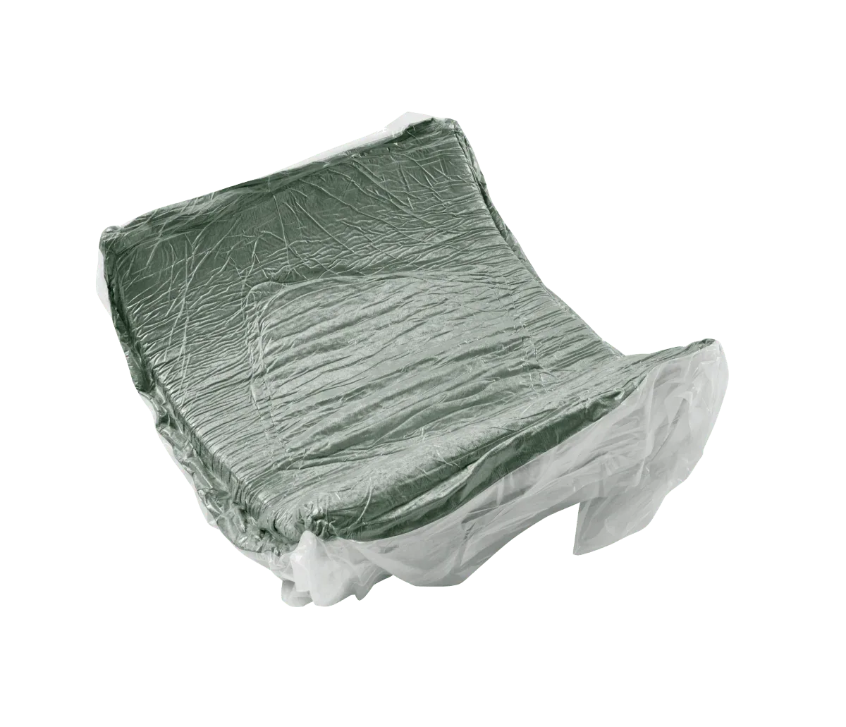 Modular Velvet 4-Seat Boneless Sectional Sofa With Ottomans - Omega Lifestyles