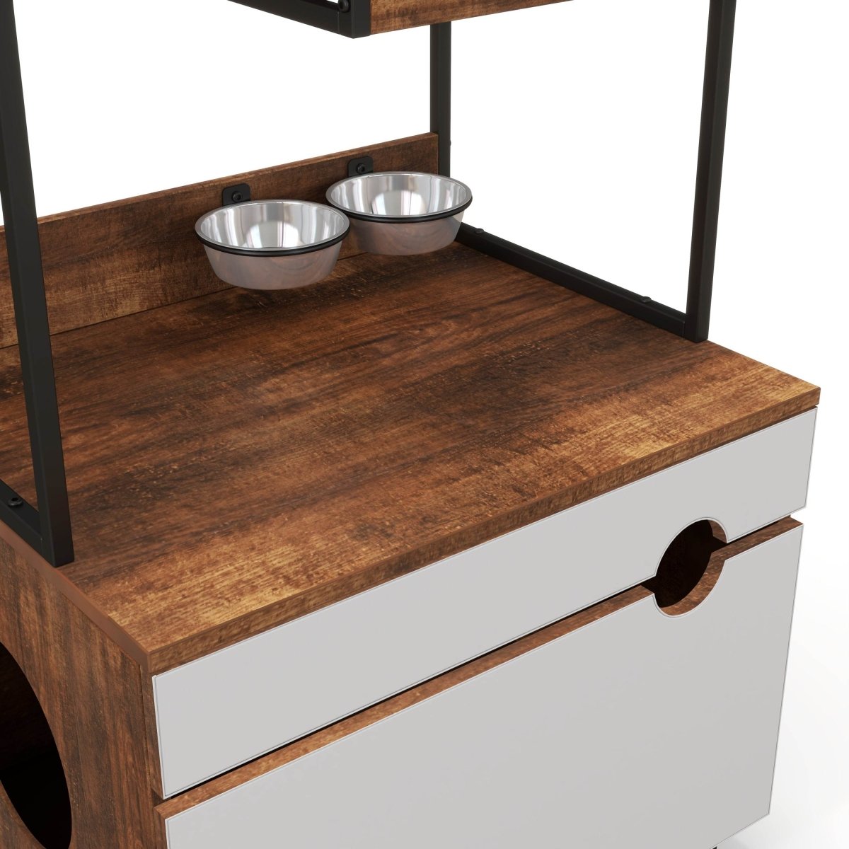 Multi - Functional Cat Furniture With Litter Box Enclosure - Restanew - Omega Lifestyles