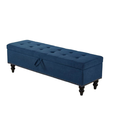 Multifunctional Storage Bed Bench With Cotton Linen Upholstery - Sleep Galleria