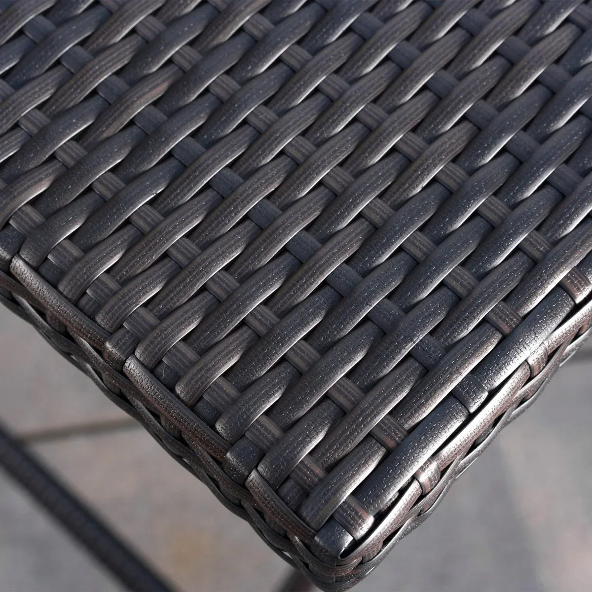 Outdoor Folding Rattan Wicker Patio Bar Table - Omega Lifestyles