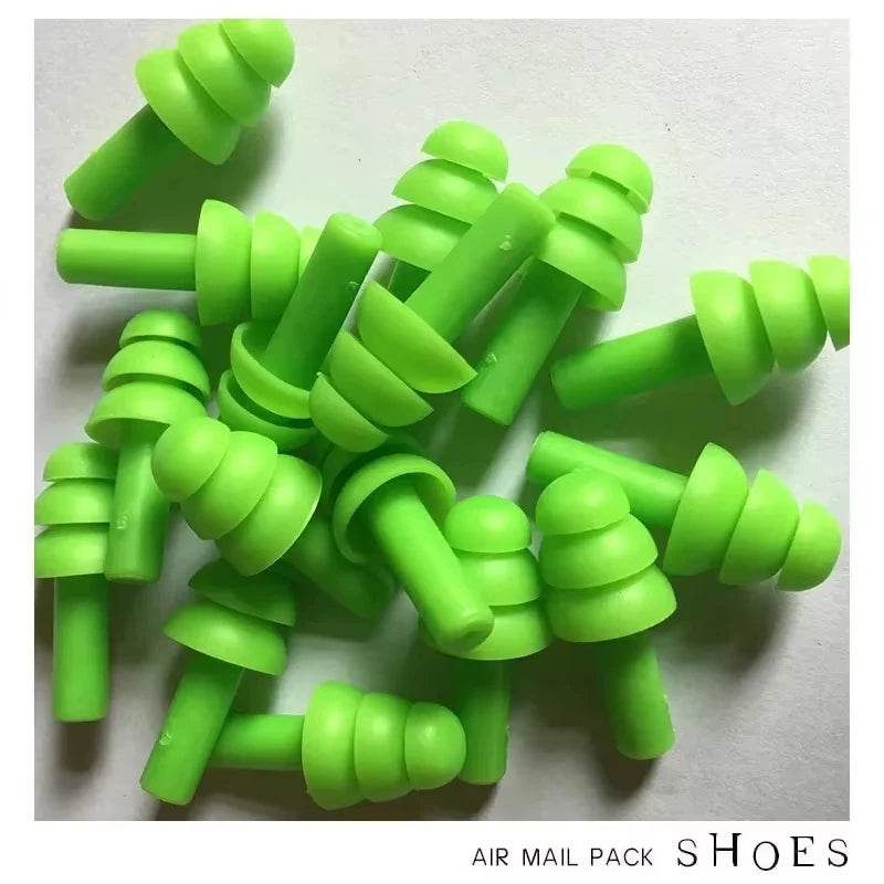 Pack Of 5 Soft Silicone Waterproof Swimming Earplugs - Sleep Galleria