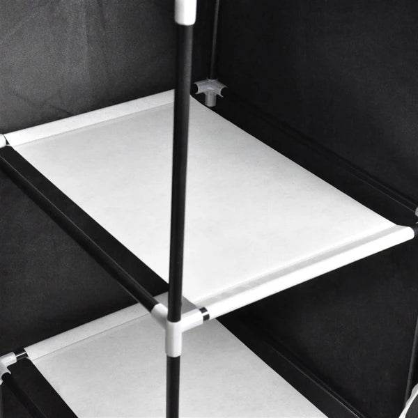 Portable Portable Clothes Closet Wardrobe With Shelves Organizer - Omega Lifestyles