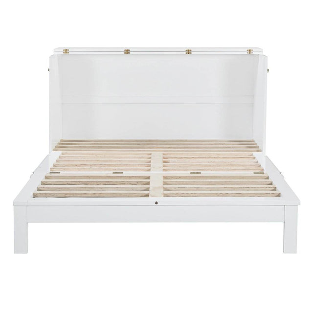 Space-Saving Queen Murphy Bed With Large Drawers - Omega Lifestyles