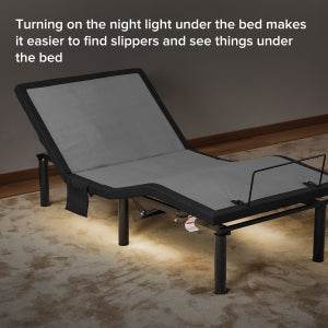 Split King Adjustable Bed Frame With Massage USB Ports - Restanew - Omega Lifestyles