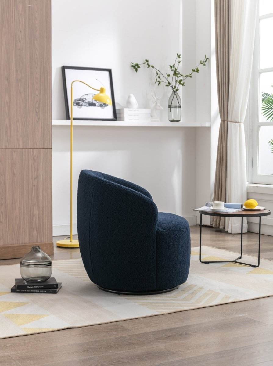 Teddy Fabric Upholstered Swivel Accent Armchair - Sleep Galleria
