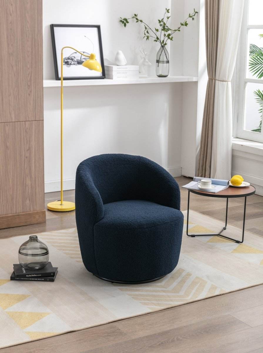 Teddy Fabric Upholstered Swivel Accent Armchair - Sleep Galleria
