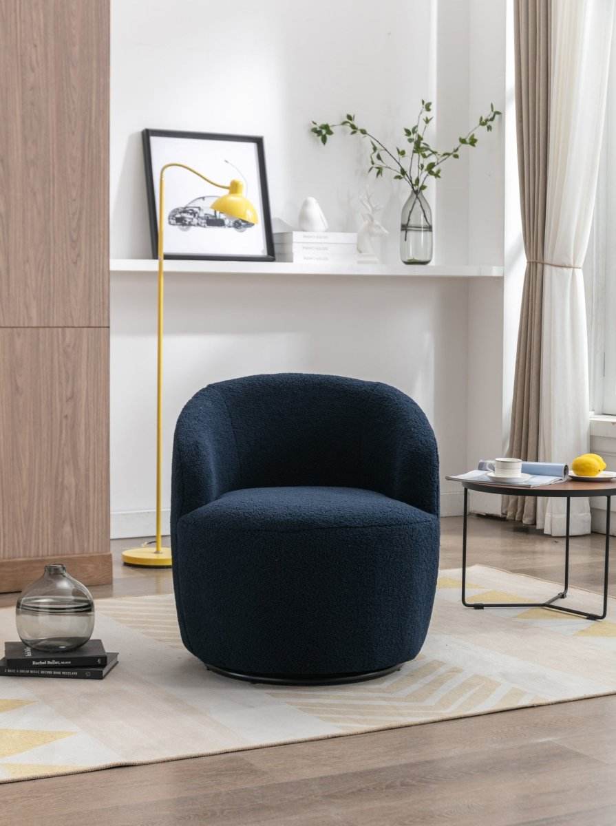 Teddy Fabric Upholstered Swivel Accent Armchair - Sleep Galleria