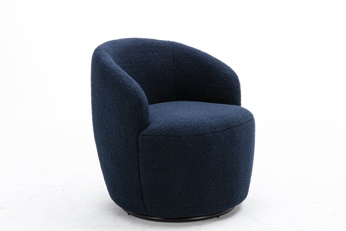 Teddy Fabric Upholstered Swivel Accent Armchair - Sleep Galleria