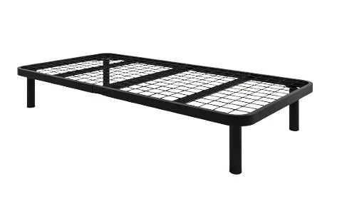 Twin Folding Metal Bed Frame With High Density Foam Mattress - Omega Lifestyles