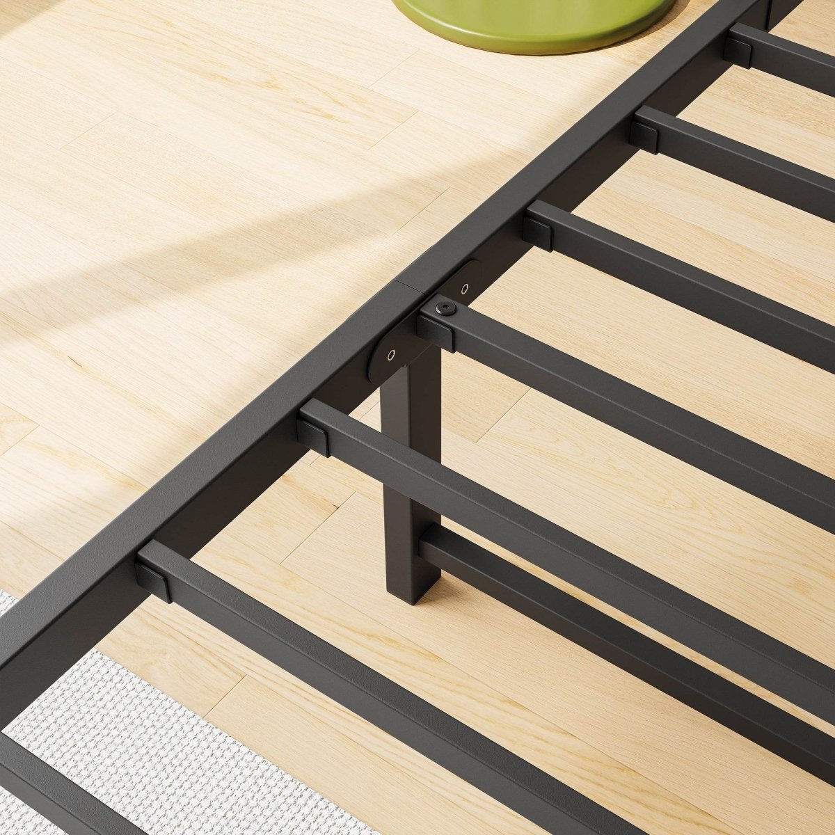 Twin Metal Wood Bed Frame With Storage Headboard Charging - Restanew - Omega Lifestyles