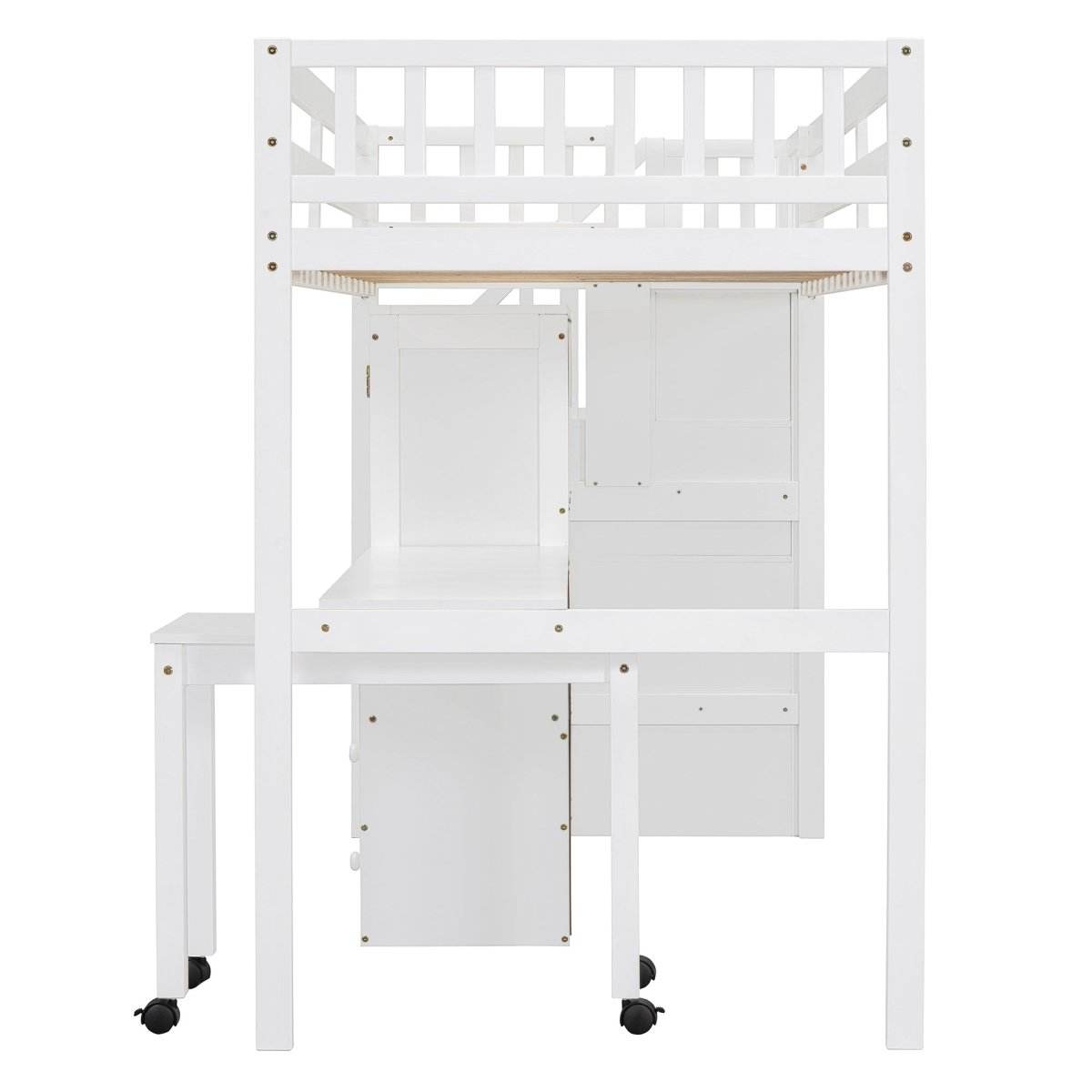 Twin Multifunctional Loft Bed With Storage Desk Drawers - Sleep Galleria