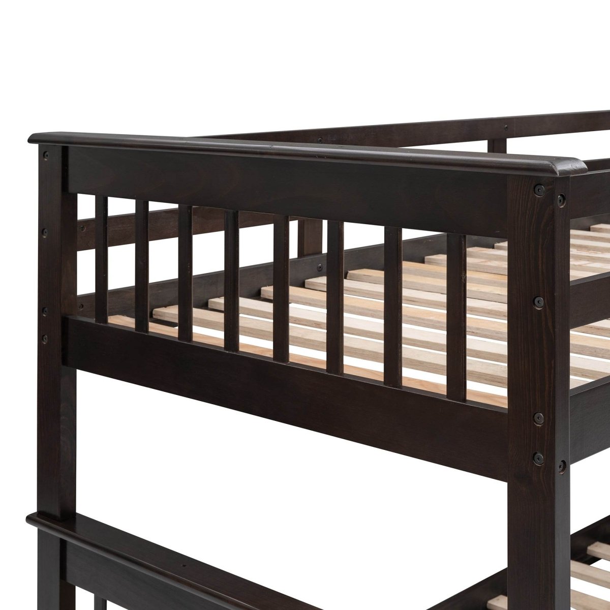 Twin - Over - Full Solid Wood Stairway Storage Bunk Bed - Restanew - Omega Lifestyles