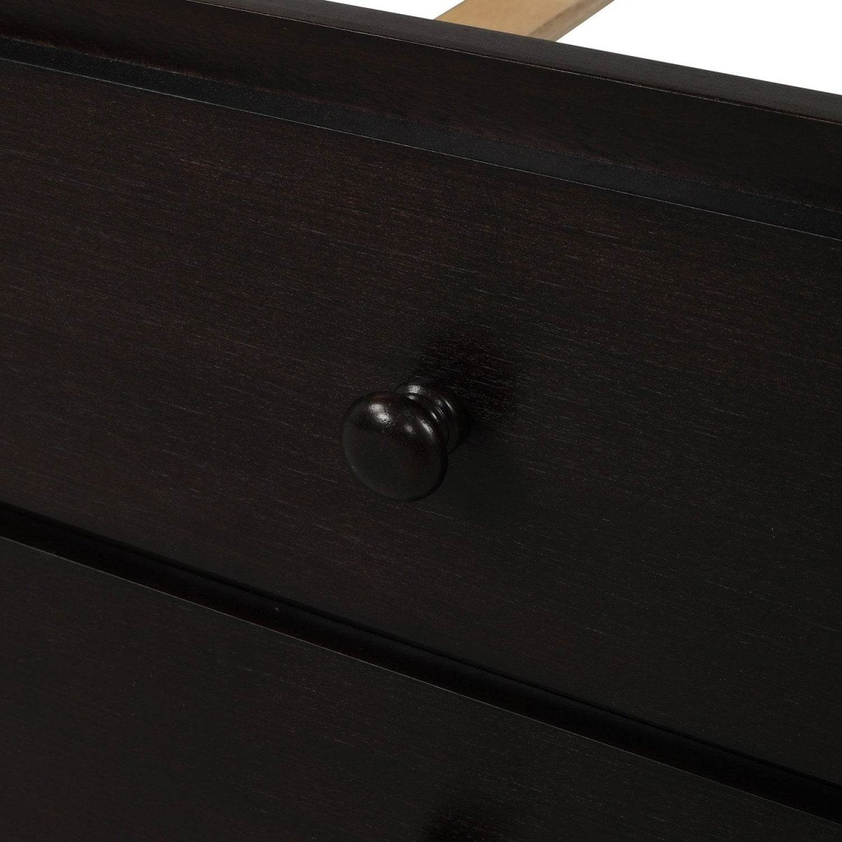 Twin - Over - Twin Solid Wood Espresso Bunk Bed With Trundle - Restanew - Omega Lifestyles