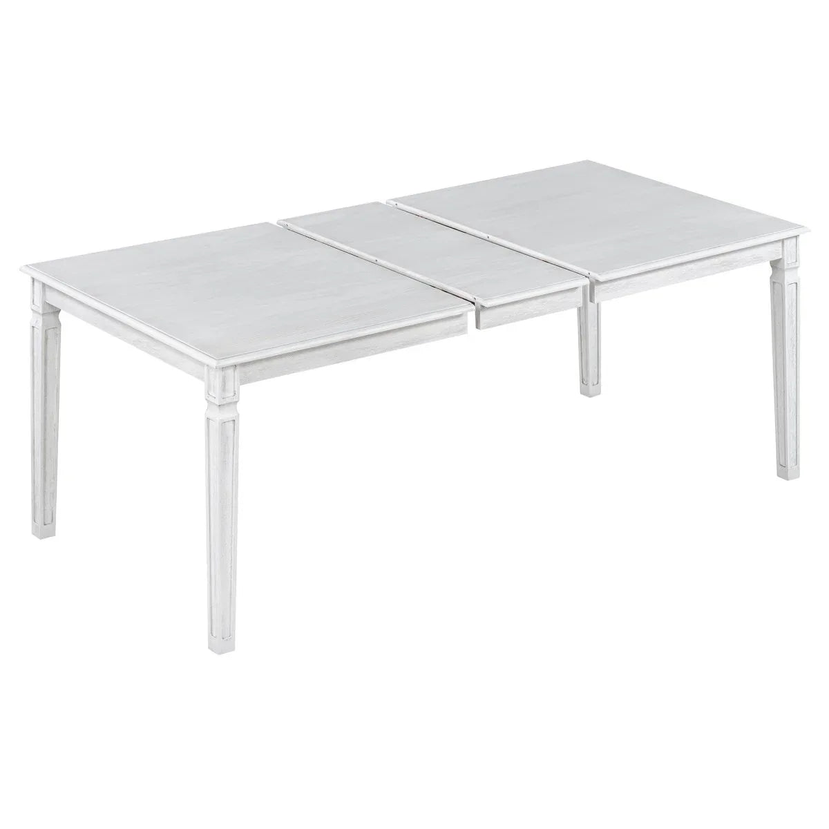 Vintage Extendable Rustic Farmhouse Dining Table Set - Omega Lifestyles