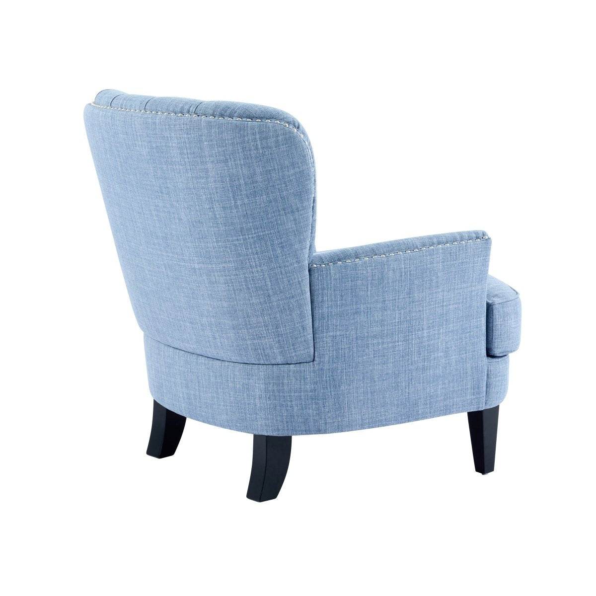 Vintage-Inspired Tufted Nailhead Trim Accent Chair - Sleep Galleria