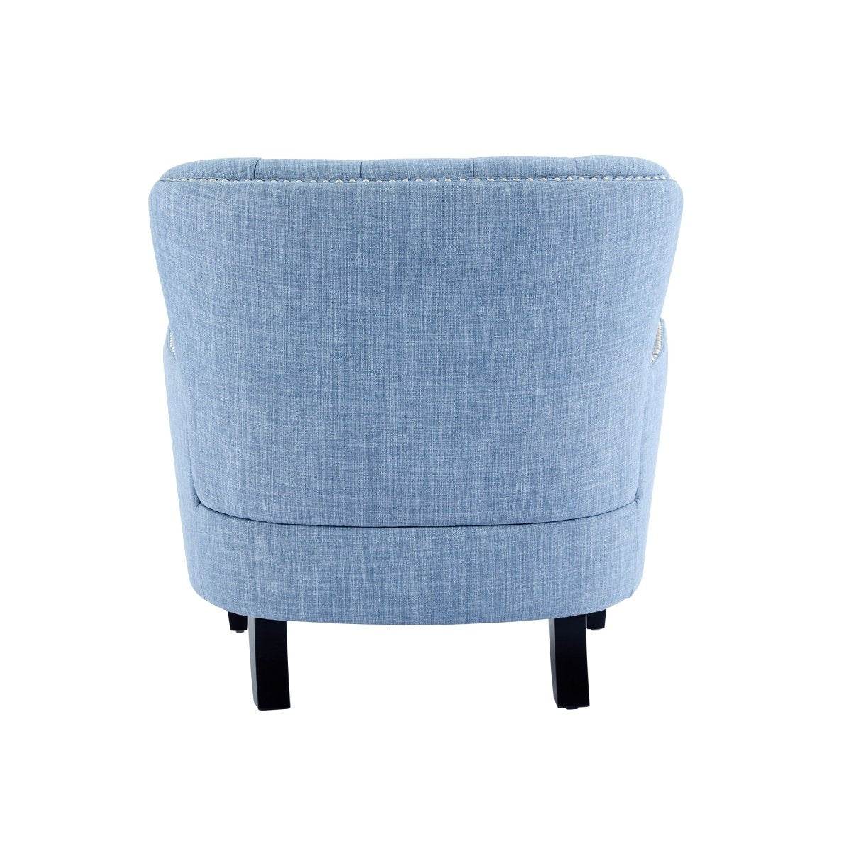 Vintage-Inspired Tufted Nailhead Trim Accent Chair - Sleep Galleria