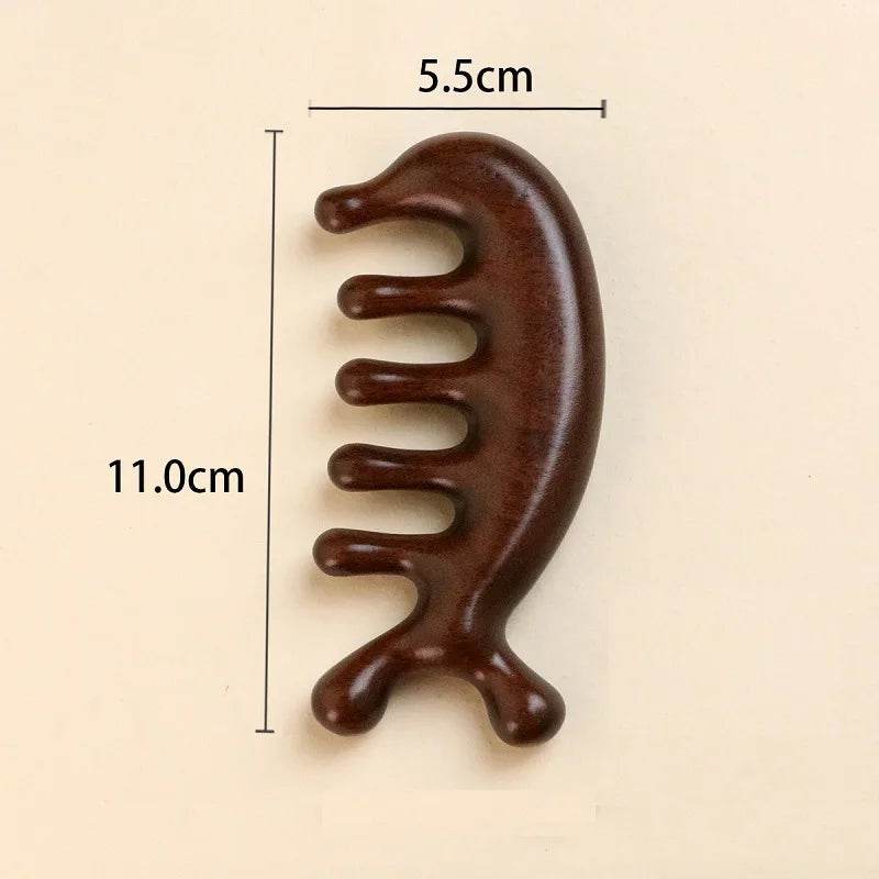 Wooden Scalp Massage Comb Hair Relaxation Tool - Sleep Galleria