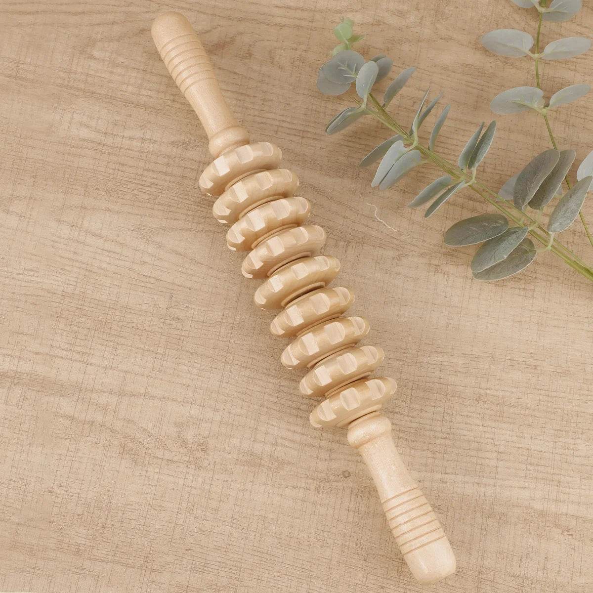 Wooden Trigger Point Therapy Massager Roller Stick - Sleep Galleria