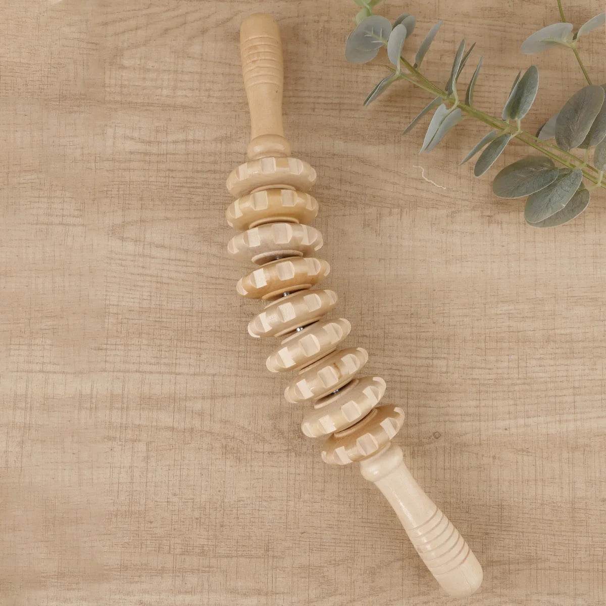Wooden Trigger Point Therapy Massager Roller Stick - Sleep Galleria