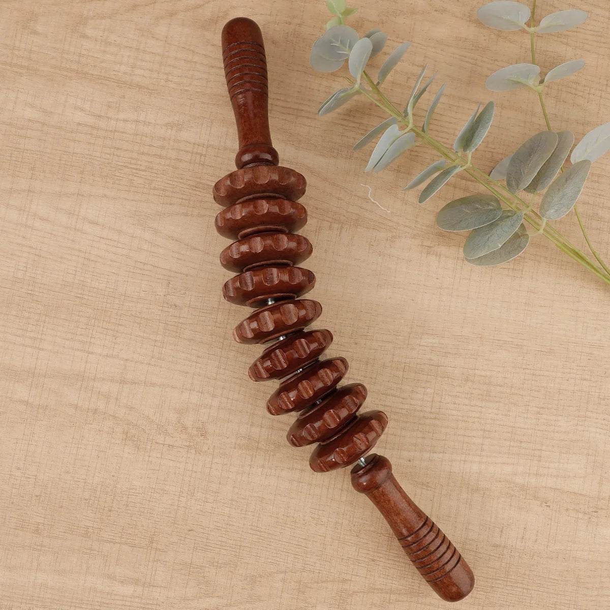 Wooden Trigger Point Therapy Massager Roller Stick - Sleep Galleria