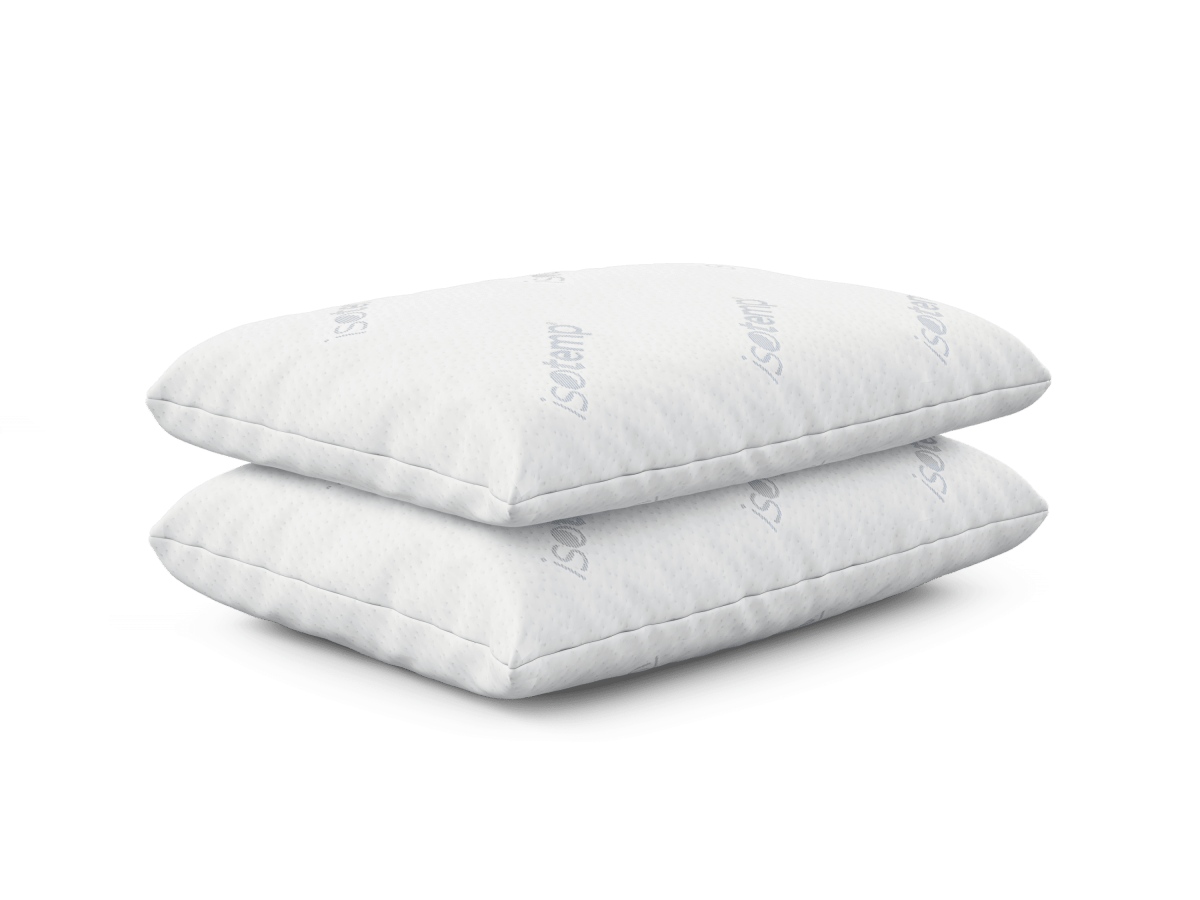 Set Of 2 Cooling Soft ISOTEMP Bed Pillows - Sleep Galleria