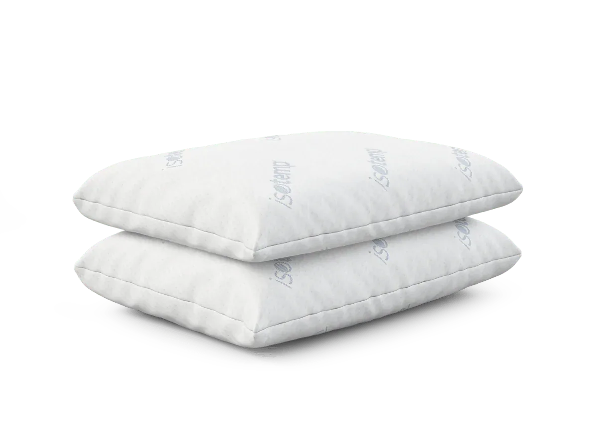 Set Of 2 Cooling Soft ISOTEMP Technology Pillows - Omega Lifestyles