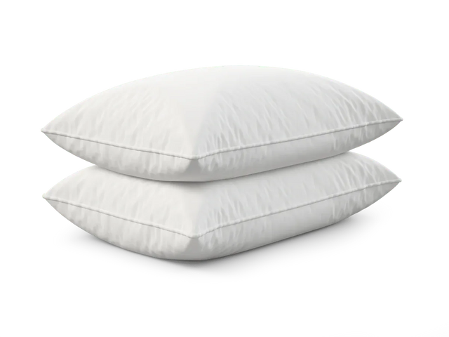 Set Of 2 Plush Extra Lofty Microfiber Bed Pillows - Omega Lifestyles