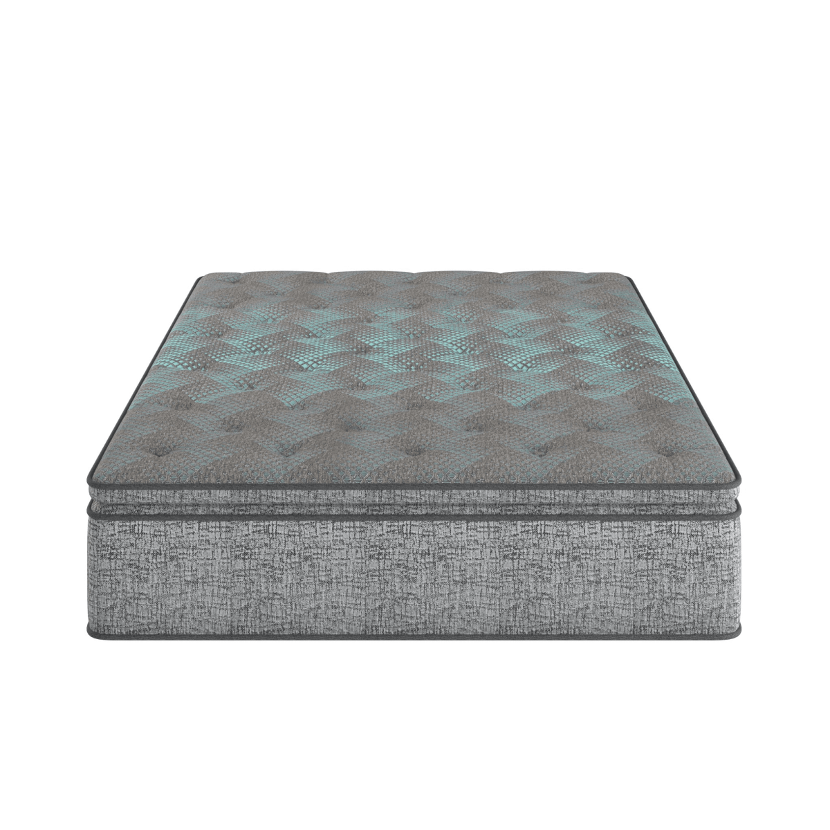 Soft 12-Inch Plush Euro Top Hybrid Mattress - Sleep Galleria