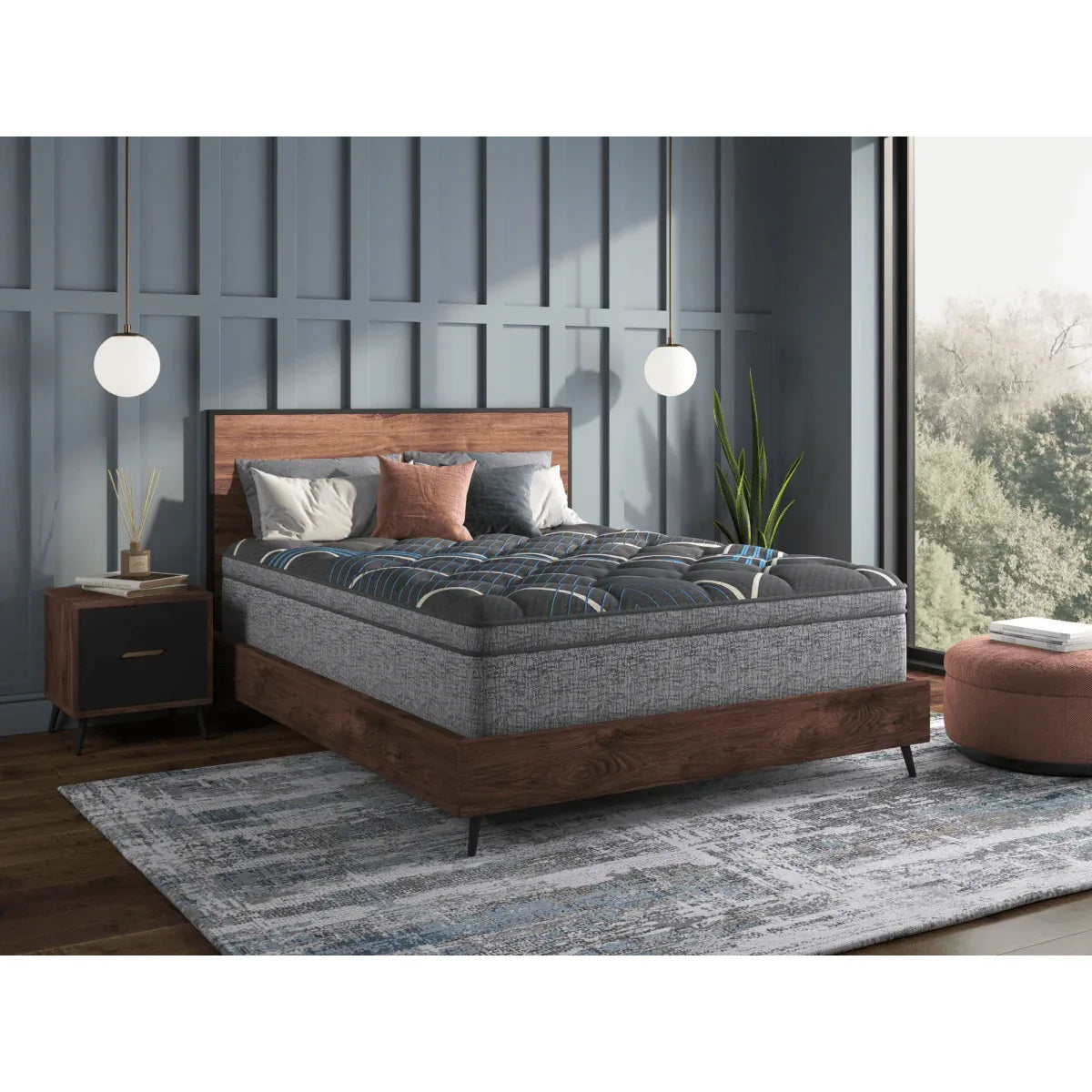 Soft 15-Inch Plush Euro Top Twin Mattress - Omega Lifestyles