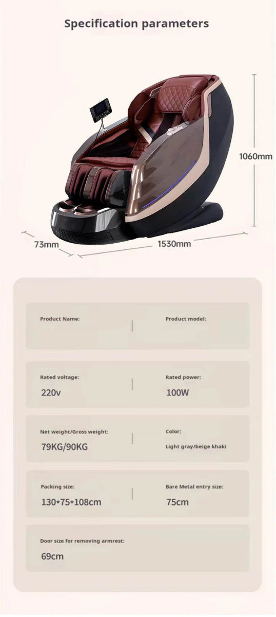 Rinsho ForgeCore 8R 4D SL-Track Massage Chair - Omega Lifestyles