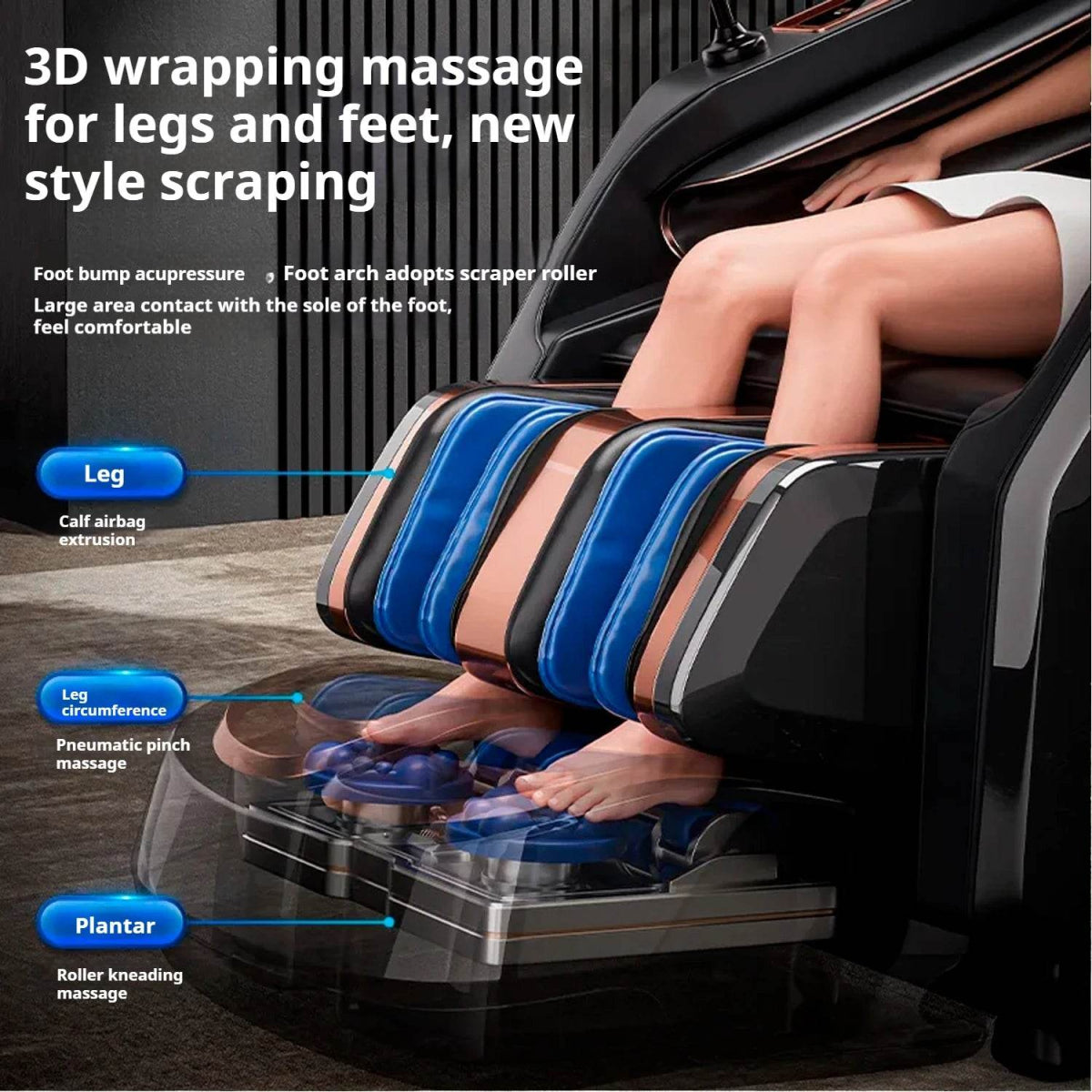 Rinsho TitanWave 4D Zero Gravity SL Track Massage Chair - Omega Lifestyles