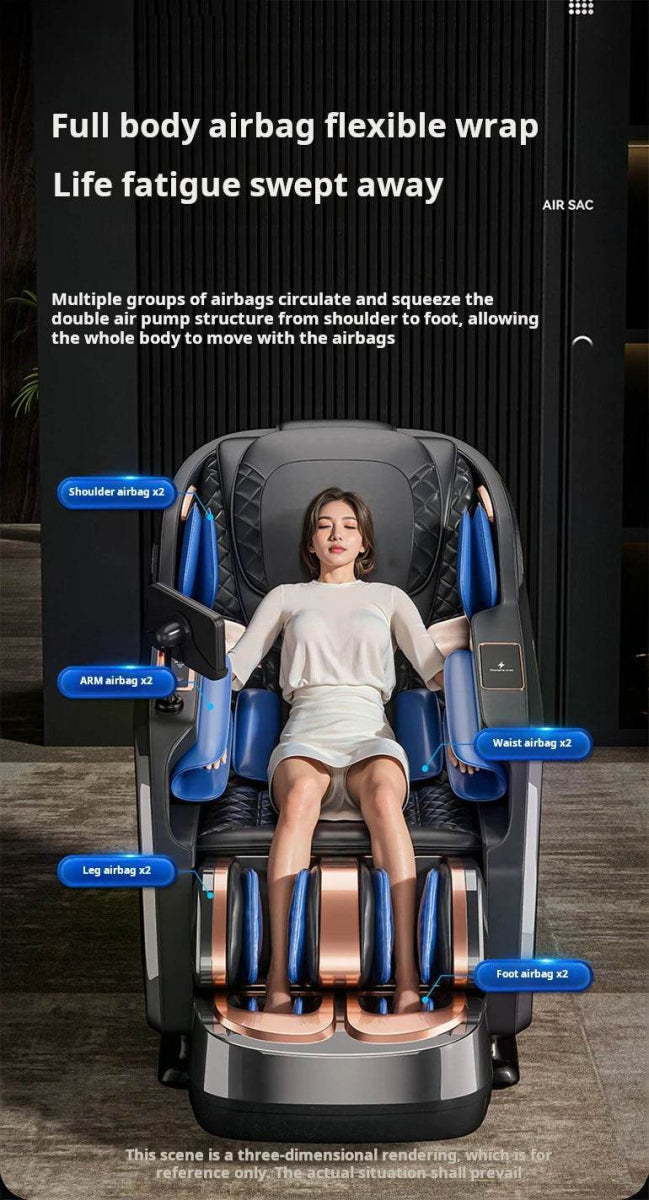Rinsho TitanWave 4D Zero Gravity SL Track Massage Chair - Omega Lifestyles