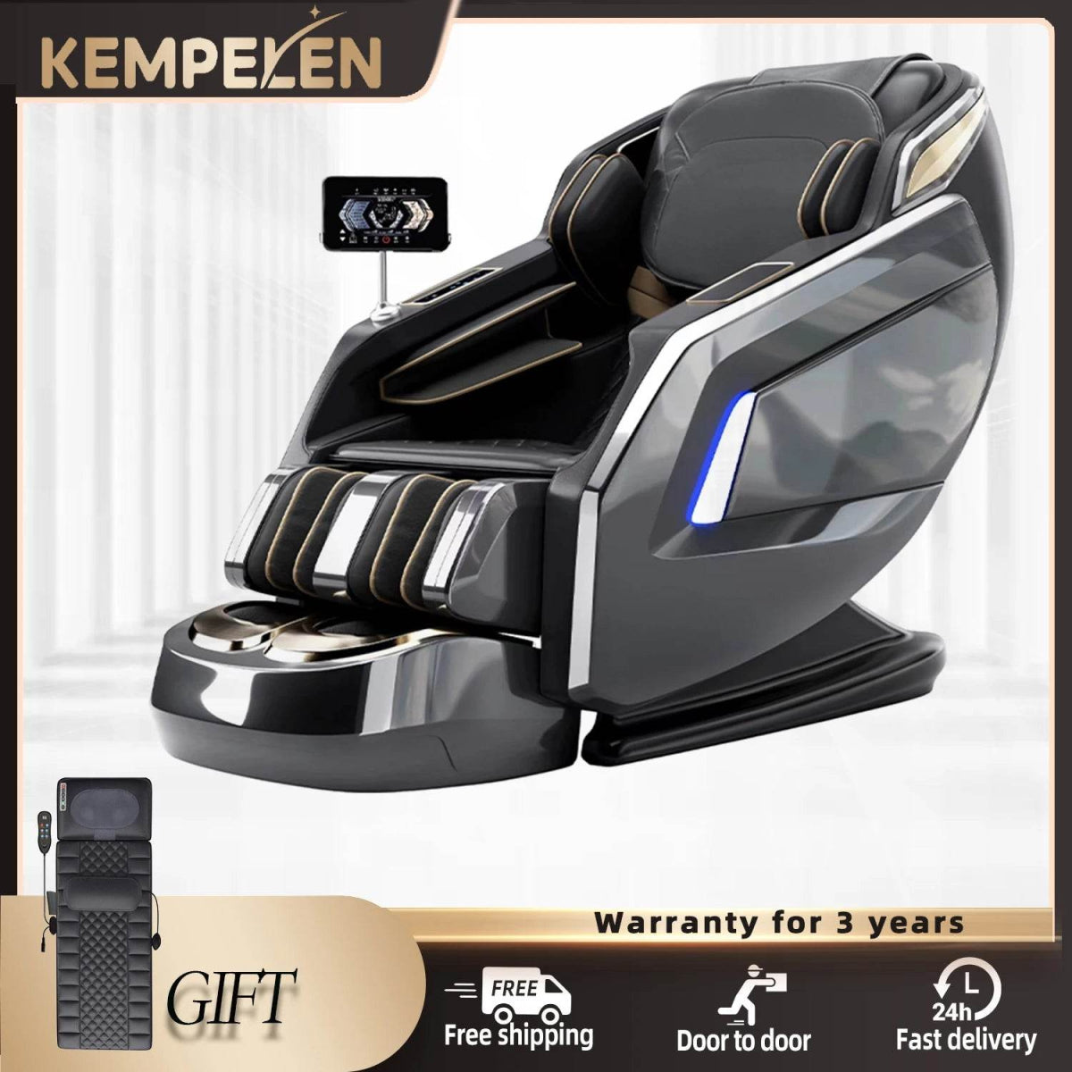 Rinsho TitanWave 4D Zero Gravity SL Track Massage Chair - Omega Lifestyles