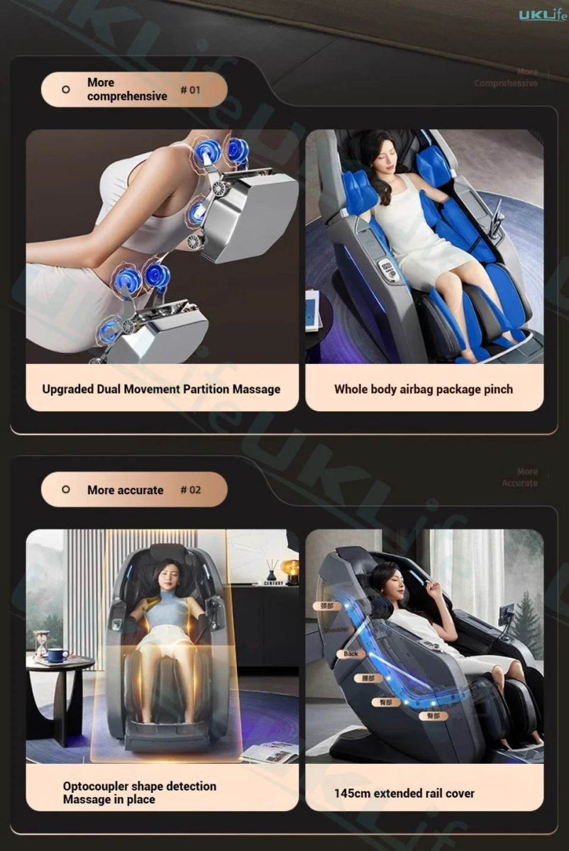Rinsho VigorPulse 4D Dual Core Zero Gravity Massage Chair - Omega Lifestyles