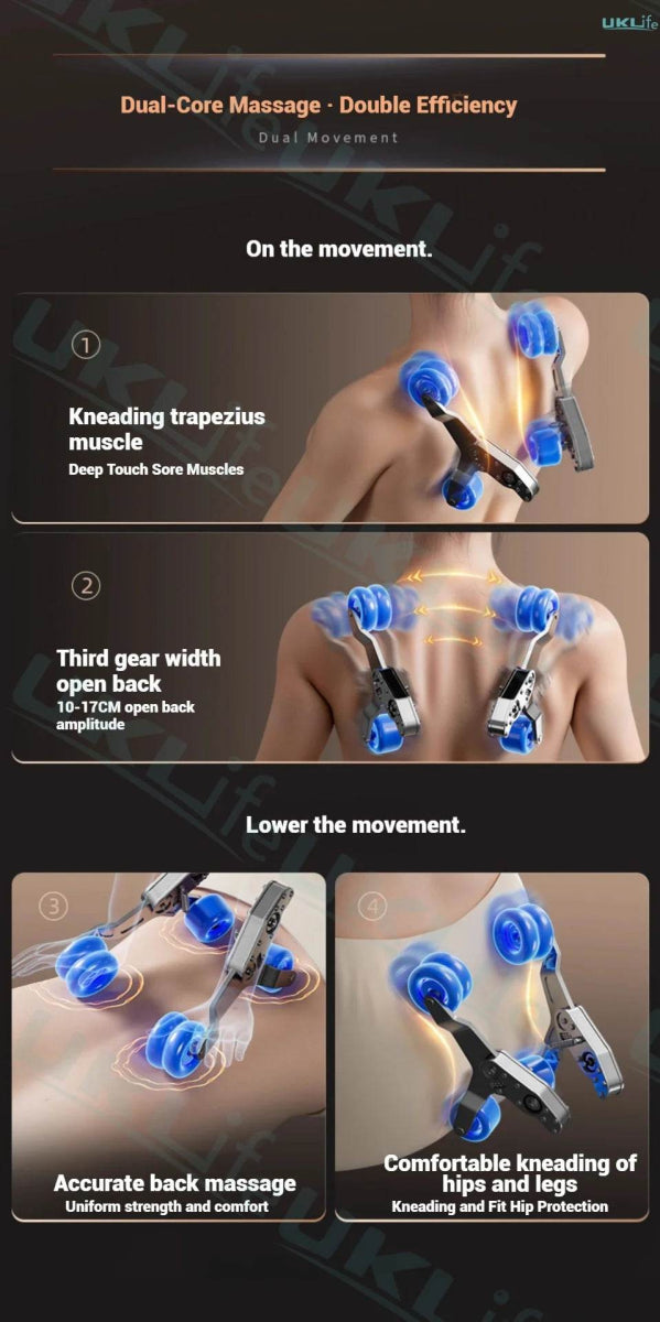 Rinsho VigorPulse 4D Dual Core Zero Gravity Massage Chair - Omega Lifestyles