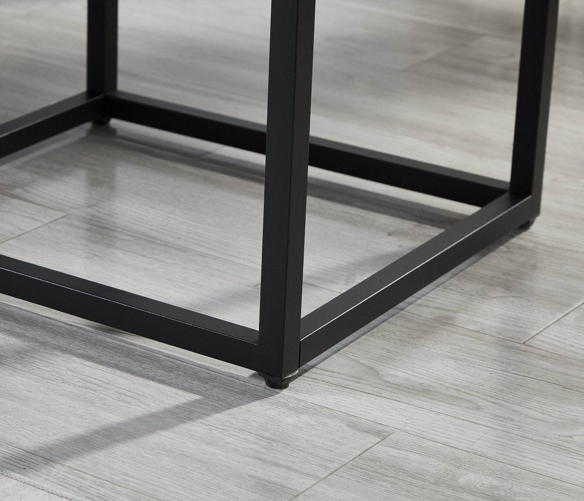 3-Piece Upholstered Tufted Wingback Bed Frame Set - Sleep Galleria