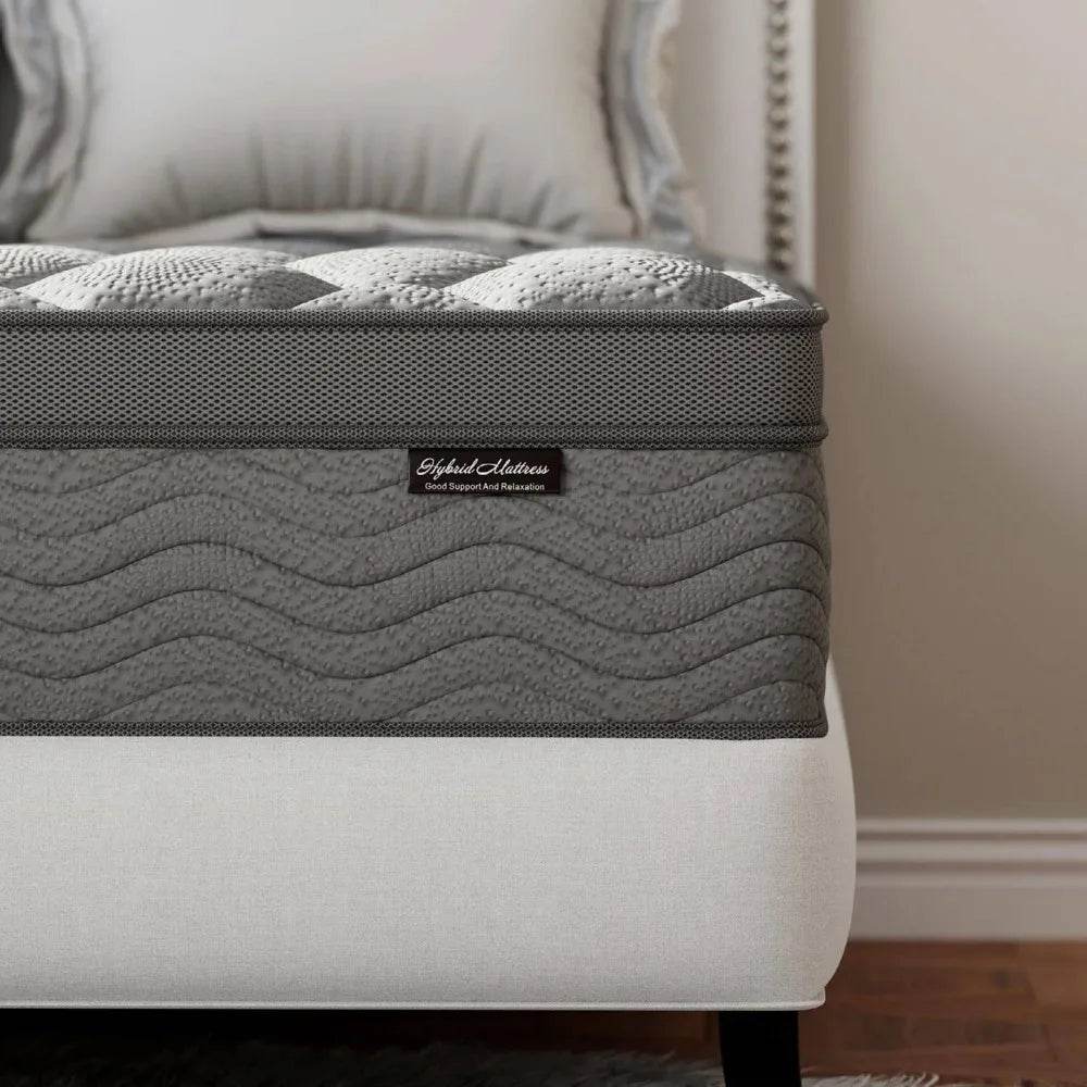 Hybrid Gel-Infused Memory Foam Mattress - Omega Lifestyles