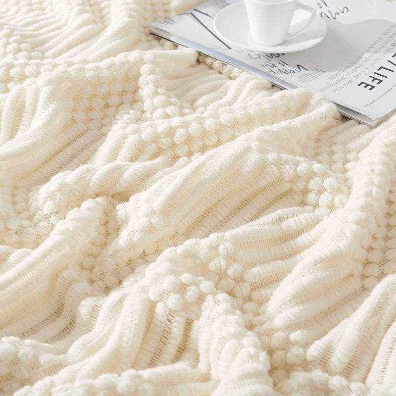 100% Acrylic Soft Chunky Knit Throw Blanket - Sleep Galleria