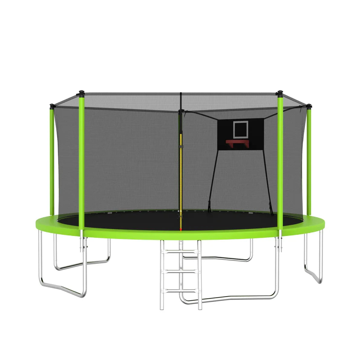 14-Inch Outdoor Safety Enclosure Net Trampoline - Omega Lifestyles